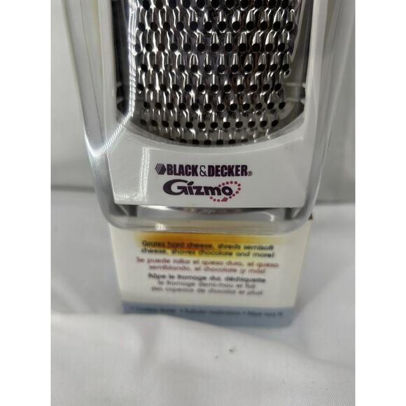 Black & Decker Gizmo Cordless Electric Cheese Grater With 3 Blades GG200 NEW - Picture 3 of 8